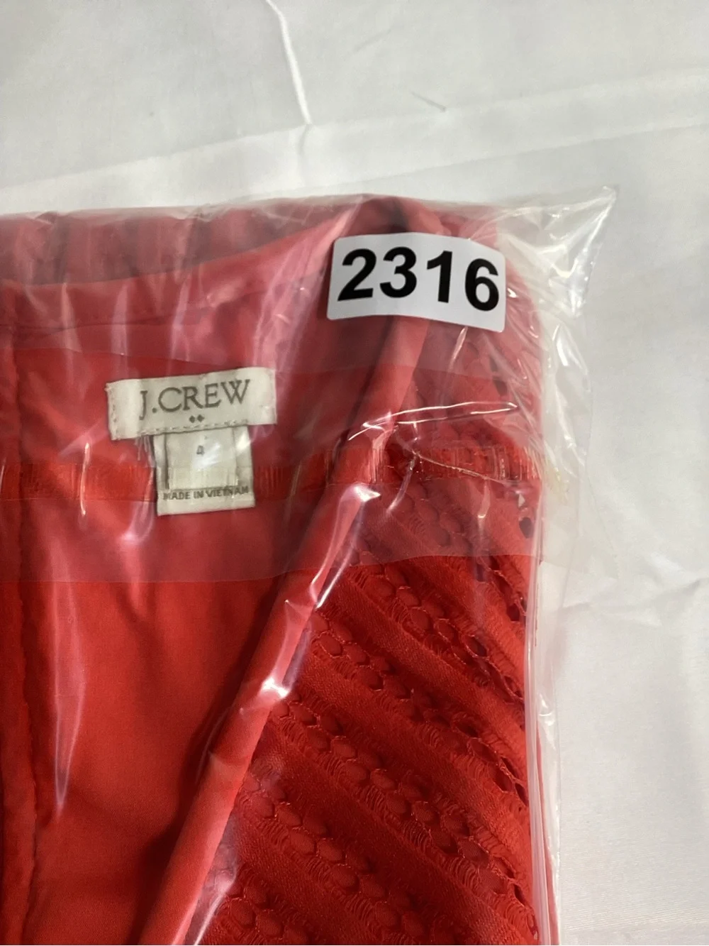 J. Crew vivid red